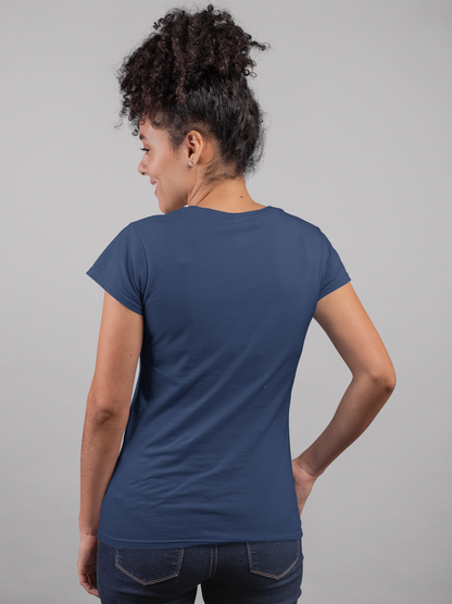 Dark Navy Blue Premium 160 GSM Unisex Round Neck