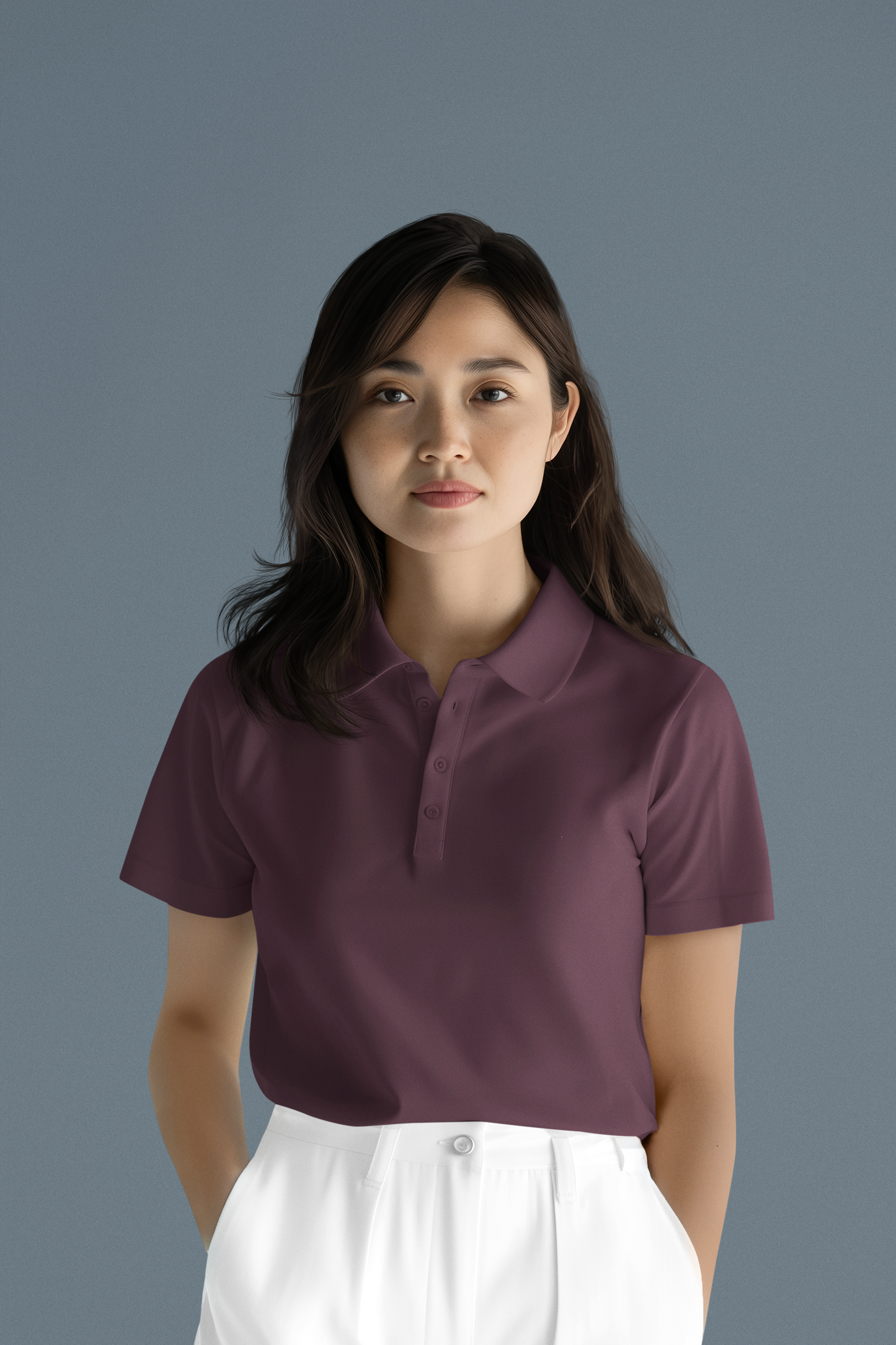 Maroon Executive Unisex Polo