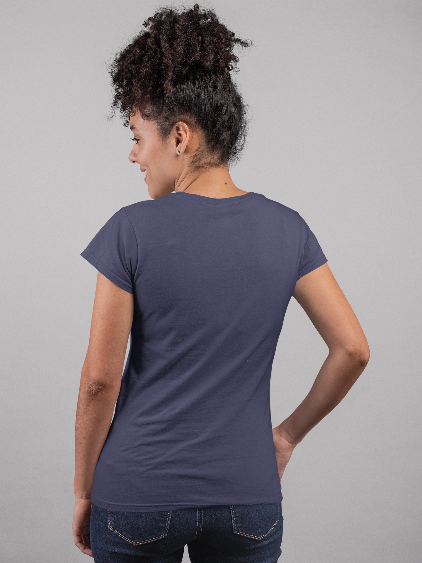 Navy Blue Premium 160 GSM Unisex Round Neck