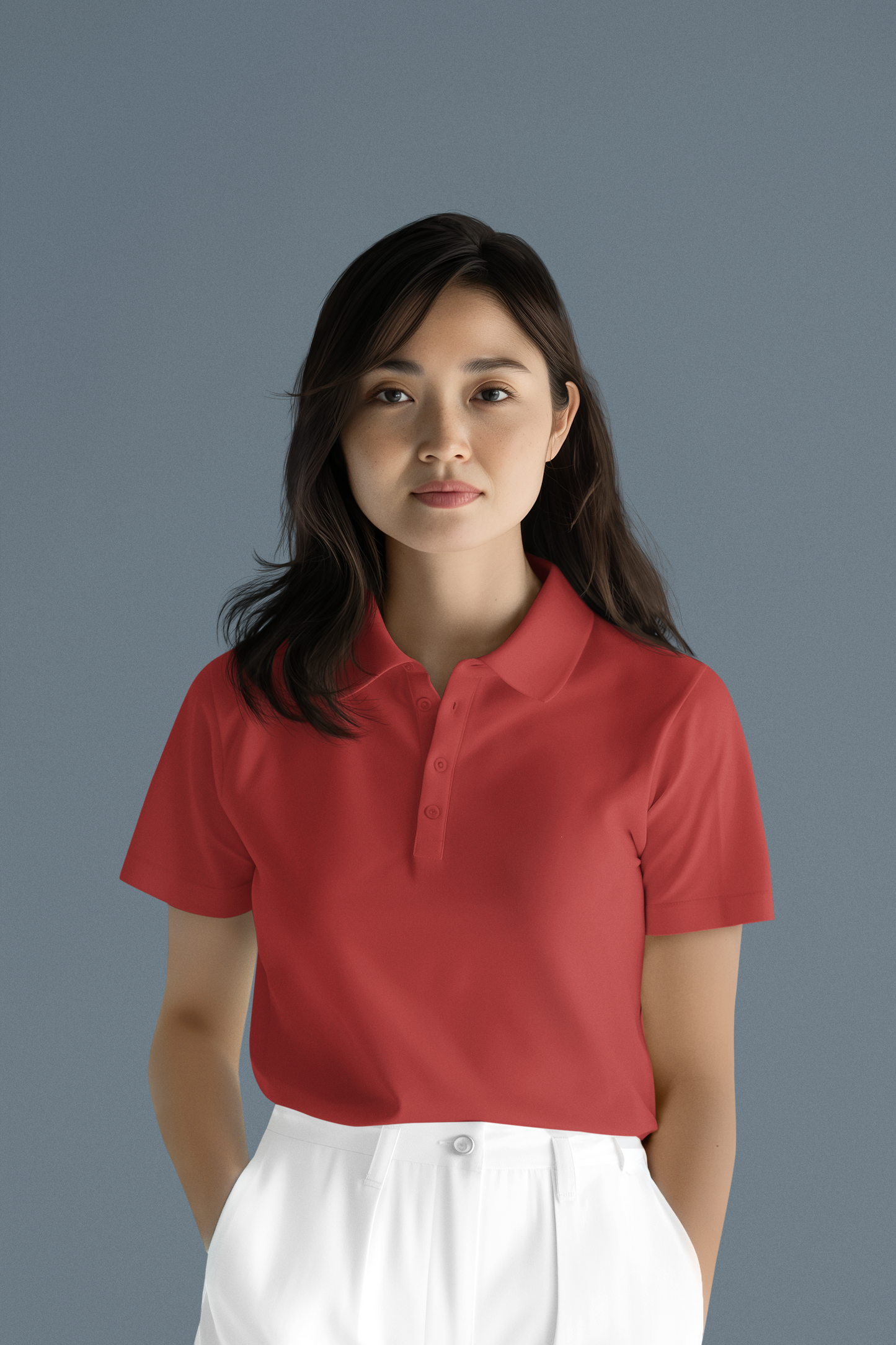 Red Executive Unisex Polo