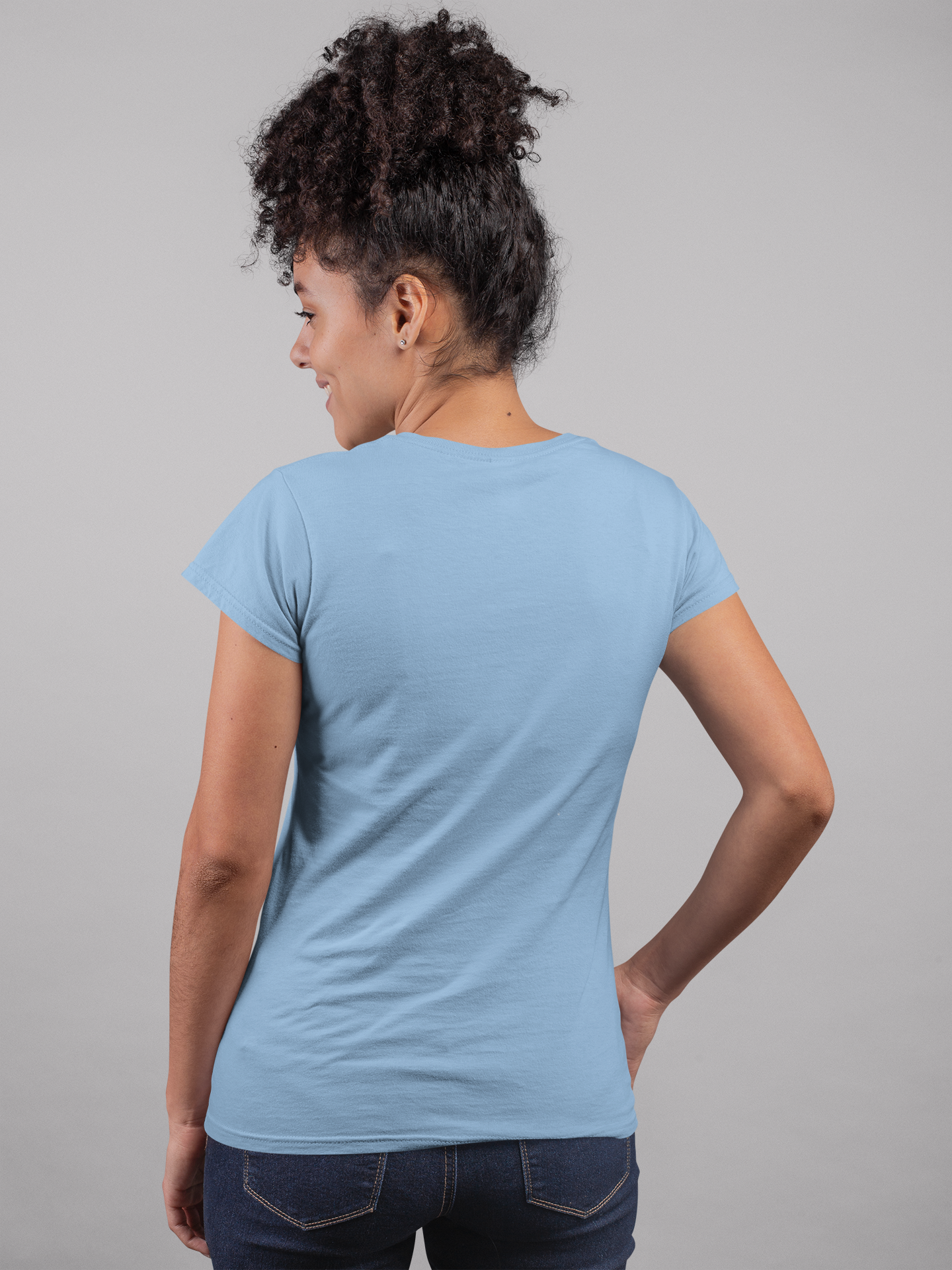 Ocean Blue Premium 160 GSM Unisex Round Neck