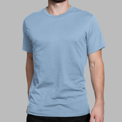 Ocean Blue Premium 160 GSM Unisex Round Neck
