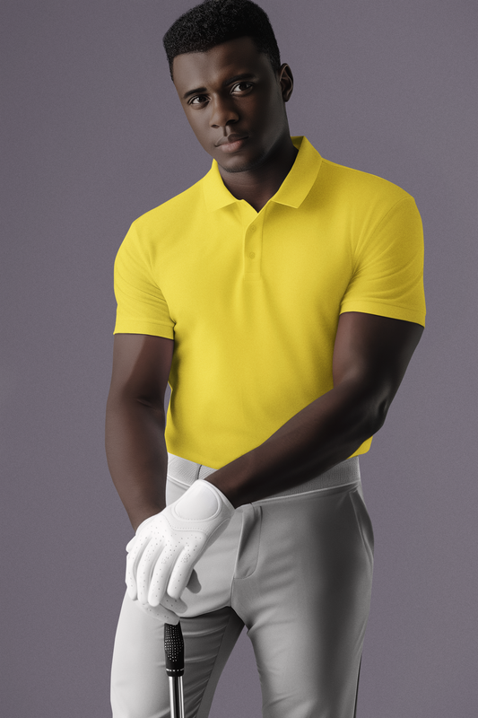 Yellow Executive Unisex Polo
