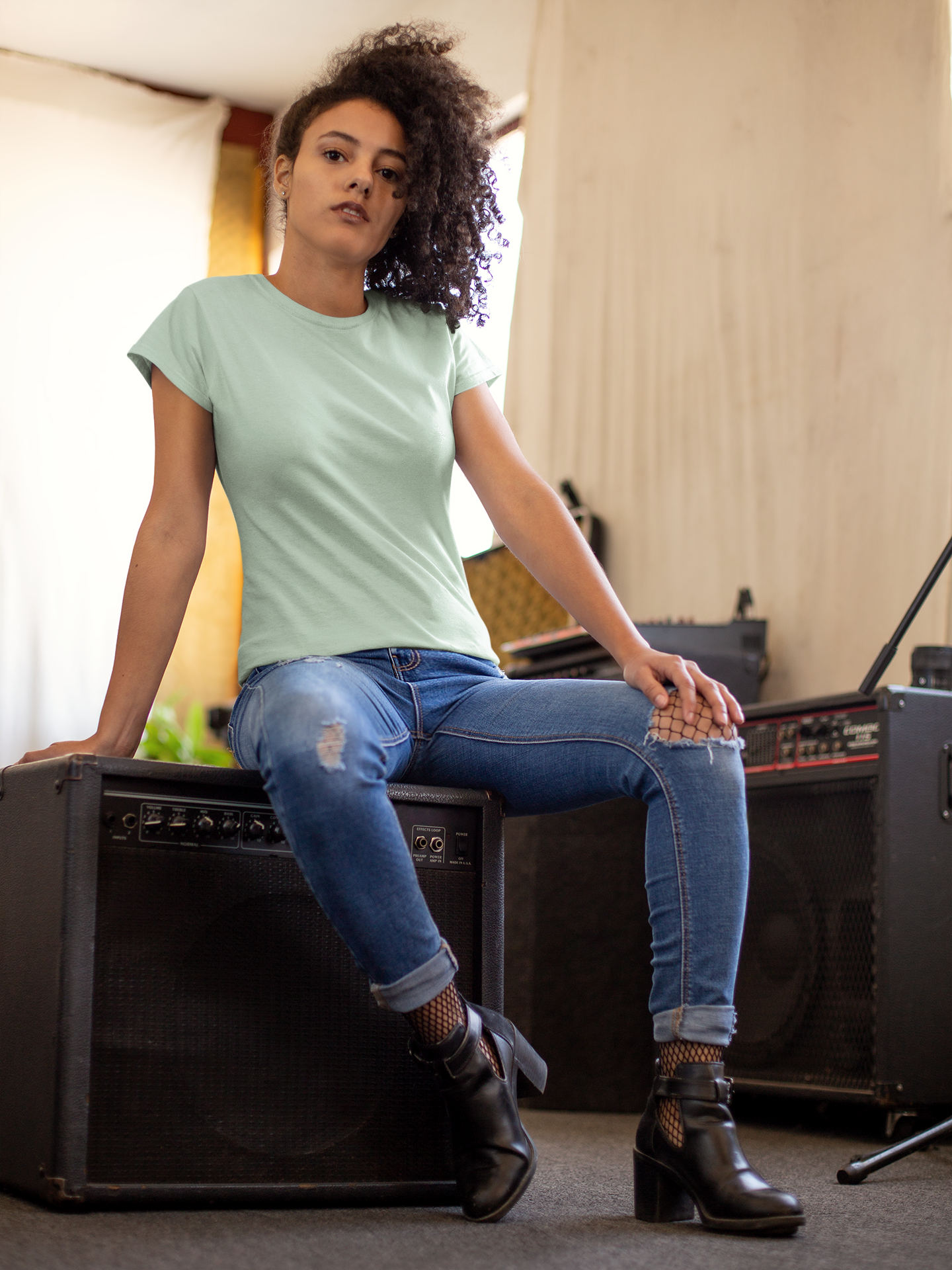 Mint Premium 160 GSM Unisex Round Neck