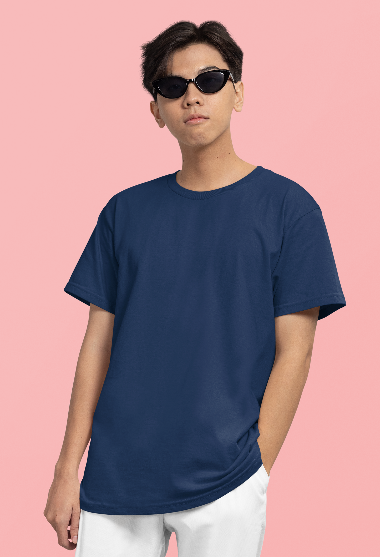 Midnight Blue Men 220 GSM Oversized