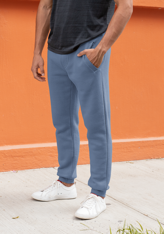 Smoky Blue Men Streetcore Sweat Jogger