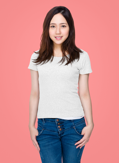 White Premium Venus 180 GSM Unisex Round Neck