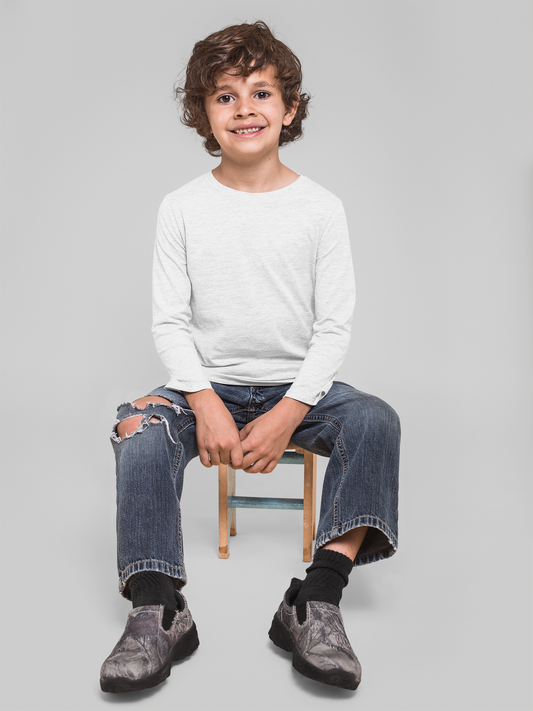 White Kids premium 180 Full Sleeve