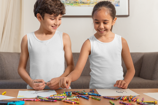White Kids premium 160  Tank Top