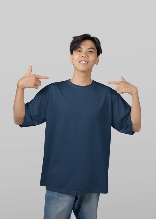 Midnight Blue Men 220 GSM Oversized