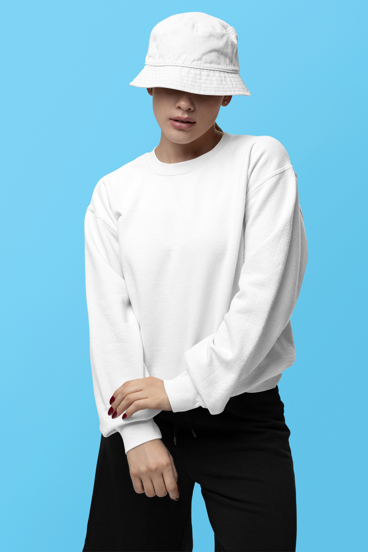 White Snowsoft Unisex Sweatshirt