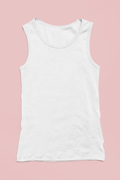 White Kids premium 160  Tank Top