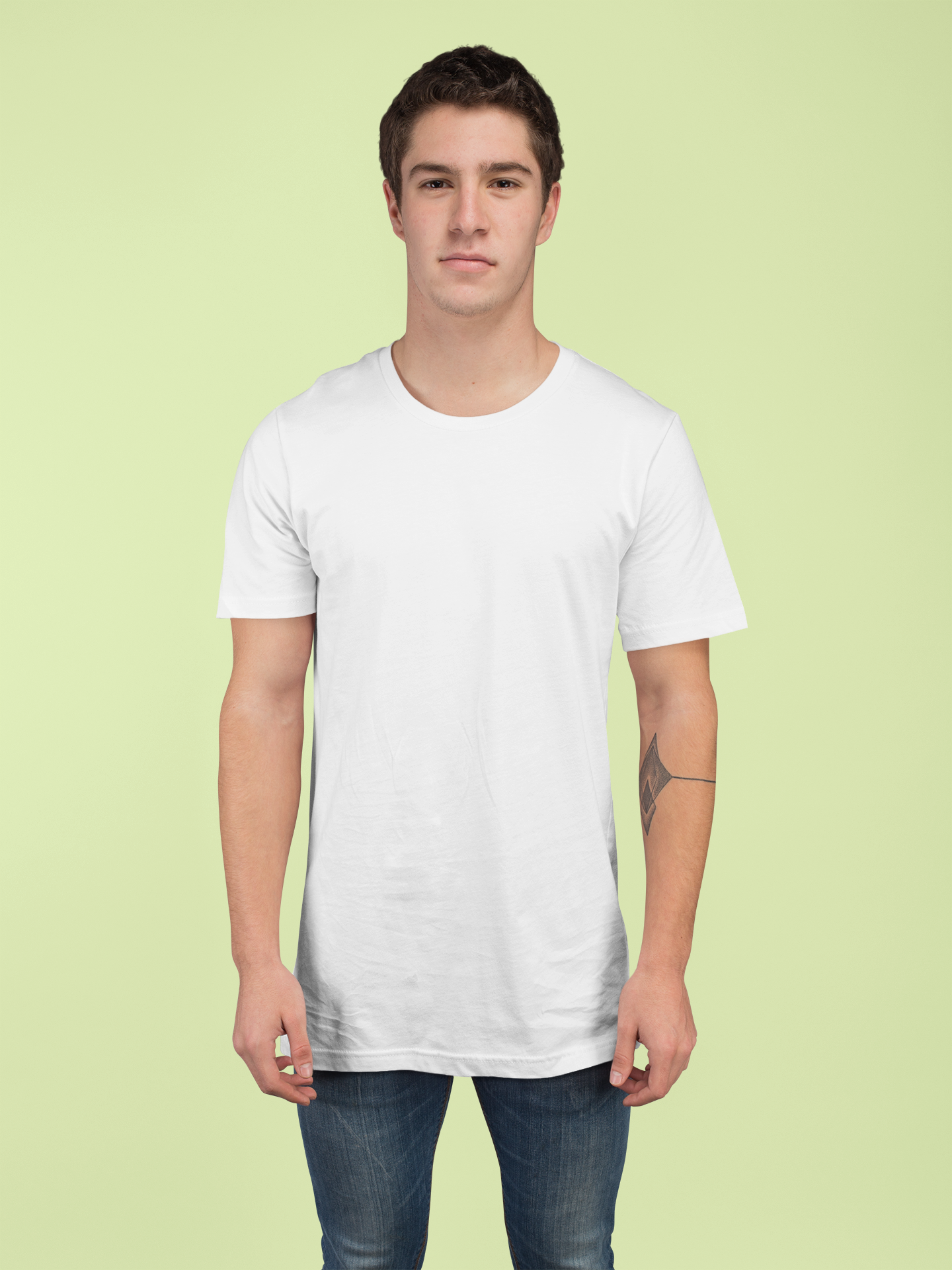 White Premium Venus 180 GSM Unisex Round Neck