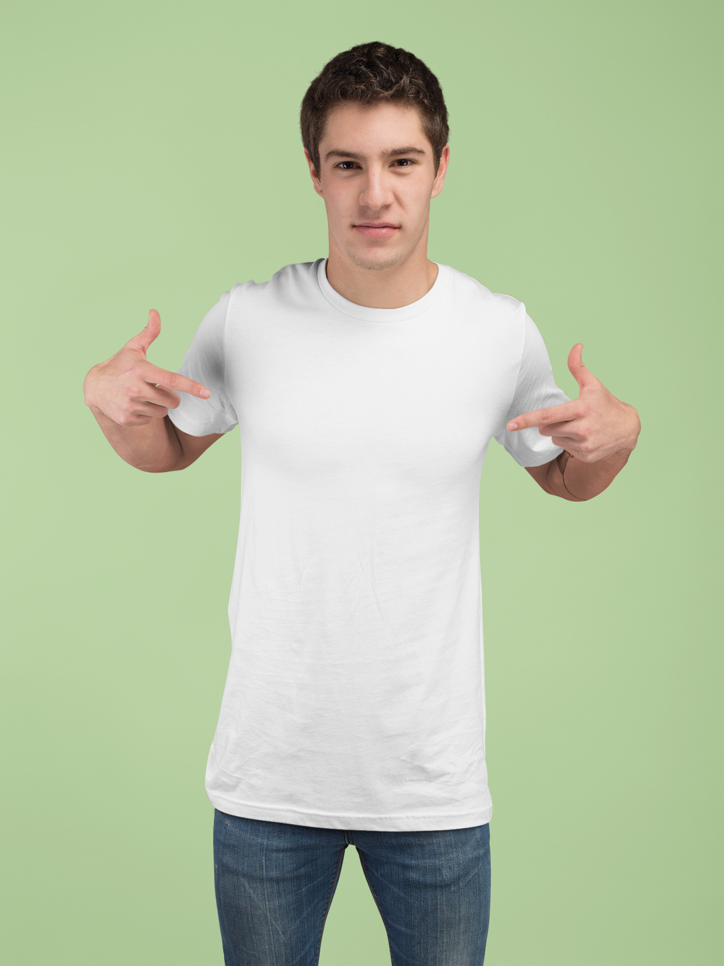 White Premium Venus 180 GSM Unisex Round Neck