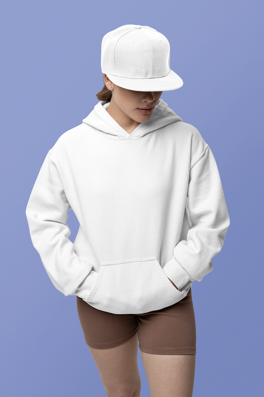 White Snowsoft Unisex Pullover Hoodie
