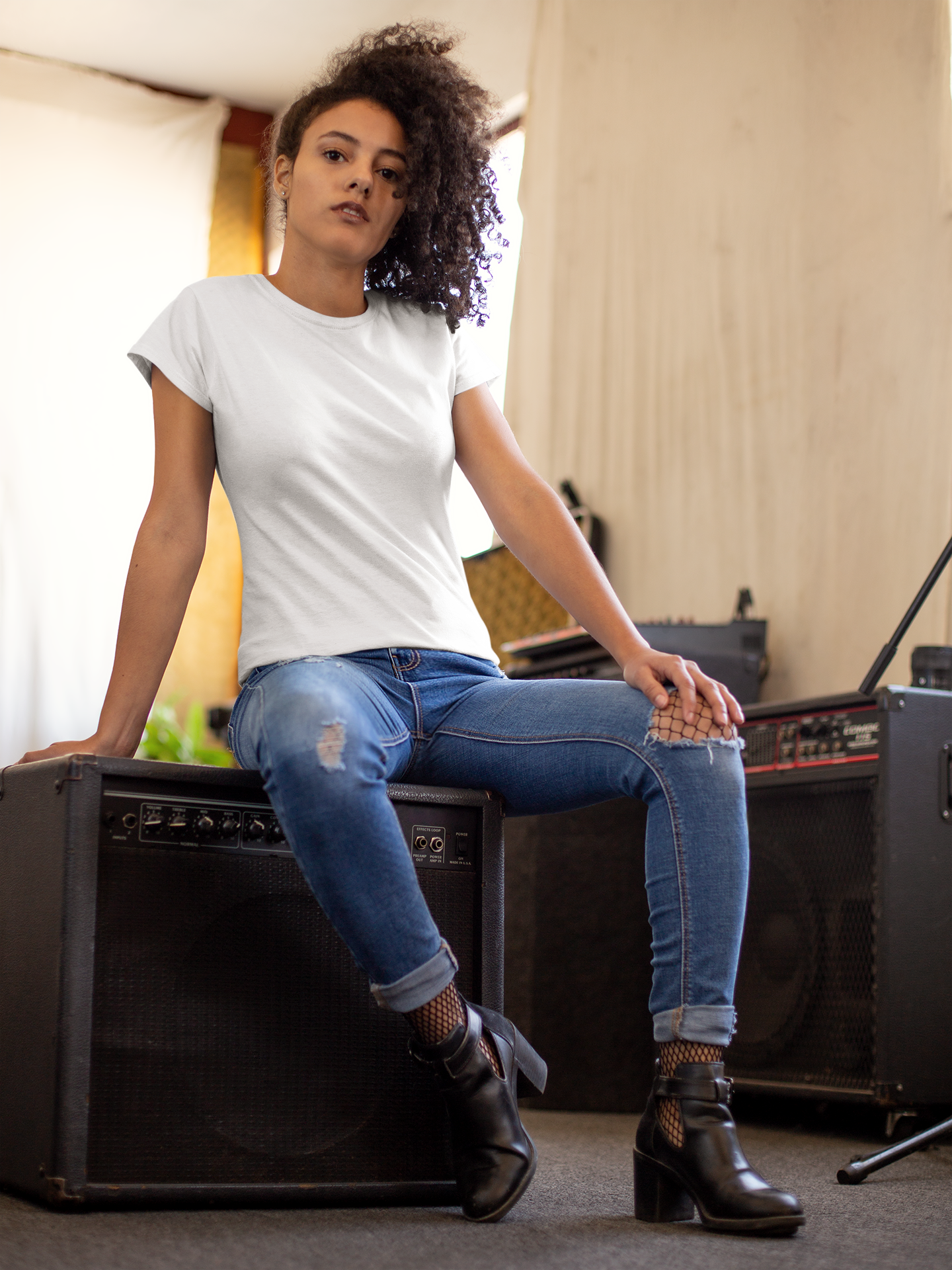 White Premium Organic 180 GSM Unisex Round Neck