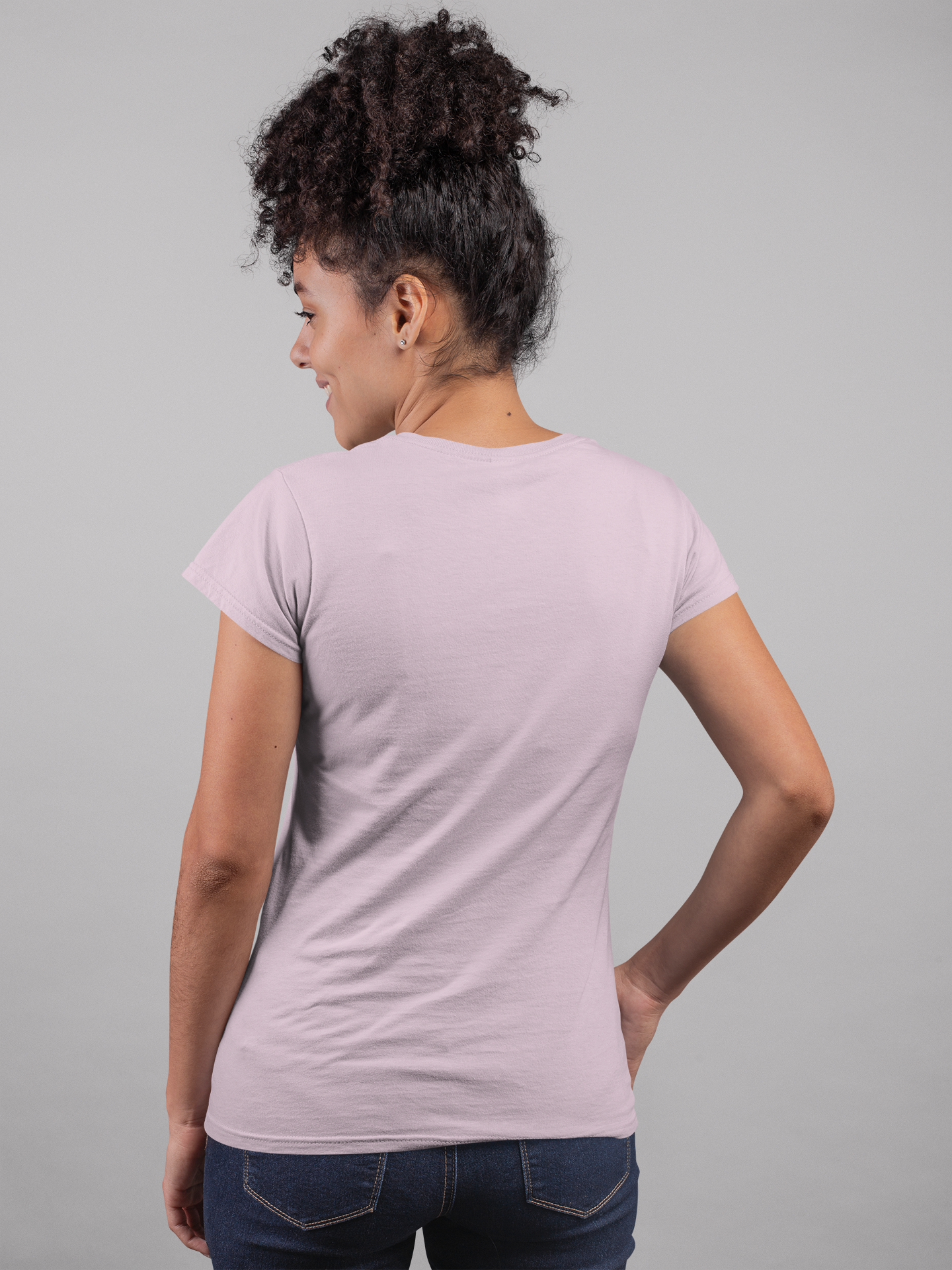 Soft pink Premium 160 GSM Unisex Round Neck