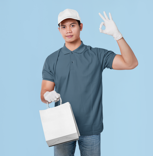 Petrol Blue Smart Tech Unisex Polo