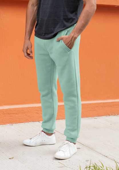 Sage Green Men TerrySoft Sweat Jogger
