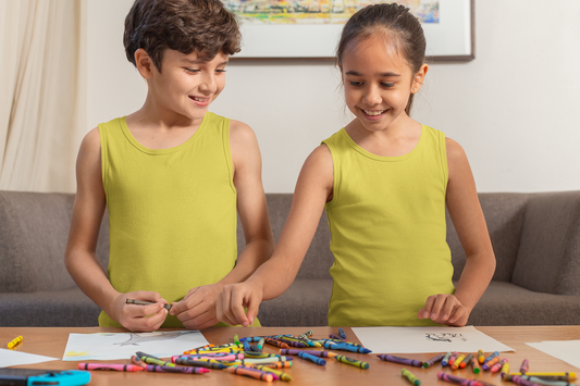 Yellow Kids premium 160  Tank Top