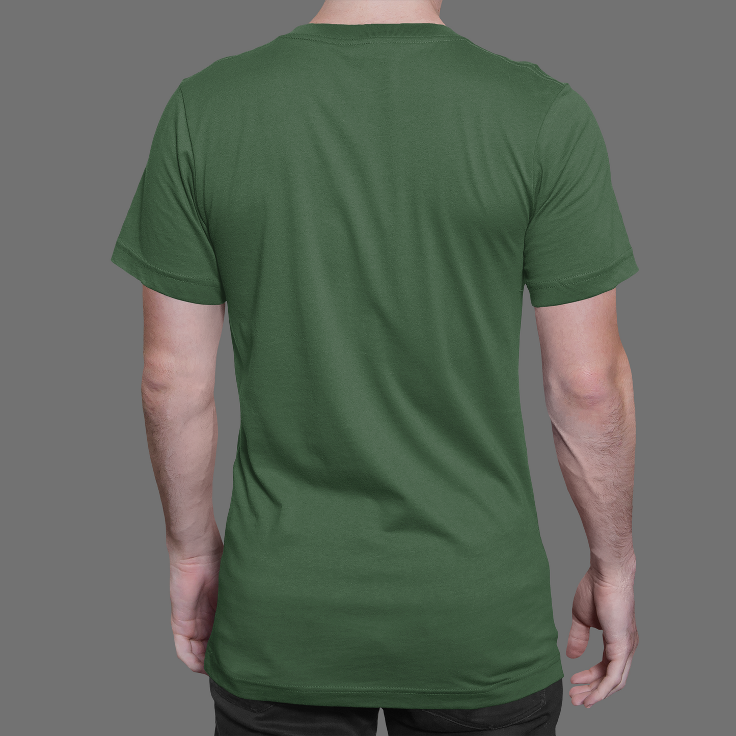 Bottle Green Platinum 180 GSM Unisex Round Neck