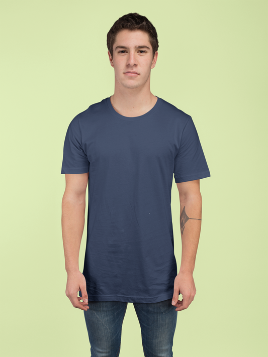 Dark Navy Blue Premium Venus 180 GSM Unisex Round Neck