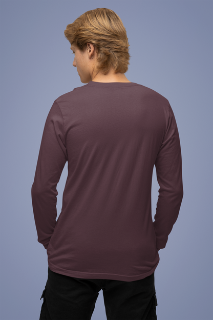 Maroon Men Platinum 180 Full Sleeve Round Neck