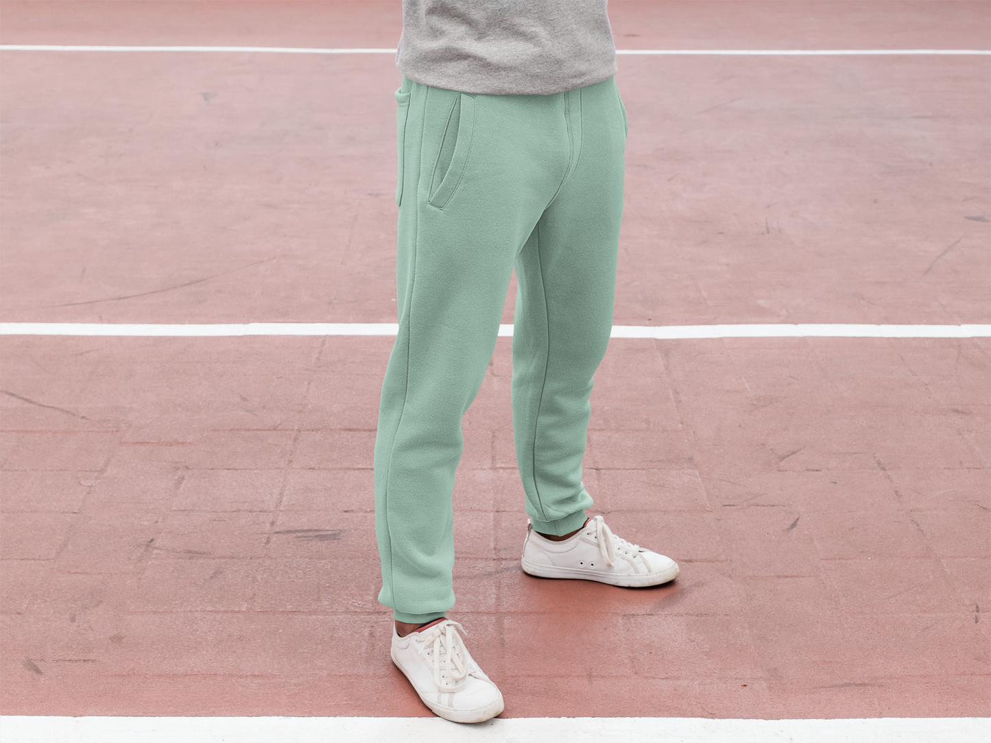 Sage Green Men TerrySoft Sweat Jogger