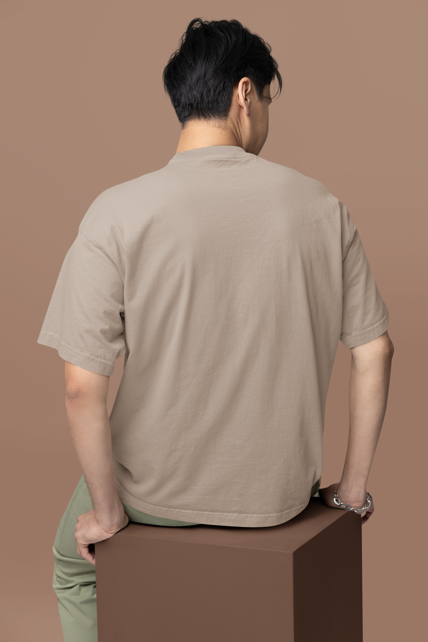 Taupe Men Premium 180 Oversized