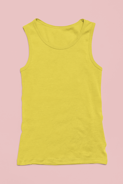 Yellow Kids premium 160  Tank Top