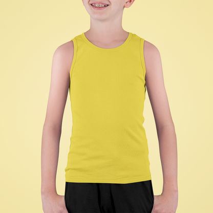 Yellow Kids premium 160  Tank Top