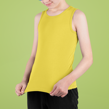 Yellow Kids premium 160  Tank Top