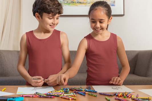 Red Kids premium 160  Tank Top