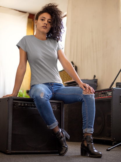 Dark Grey HTR Premium 160 GSM Unisex Round Neck