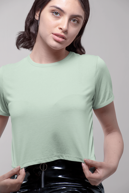 Mint Premium 160 Women Crop Top