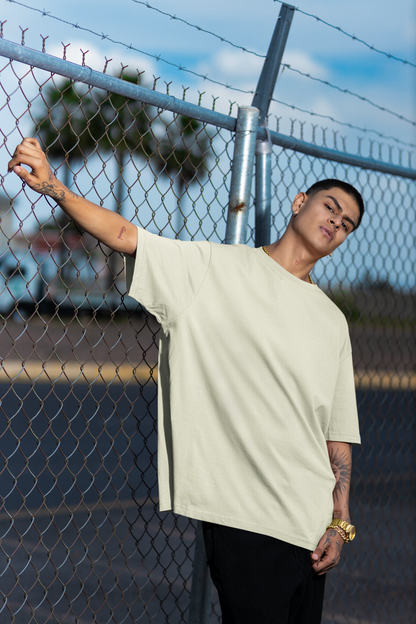 Off White Men 220 GSM Oversized