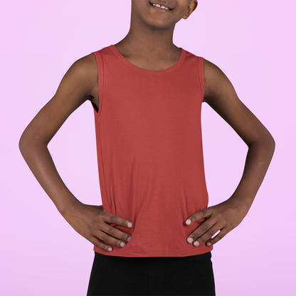 Red Kids premium 160  Tank Top