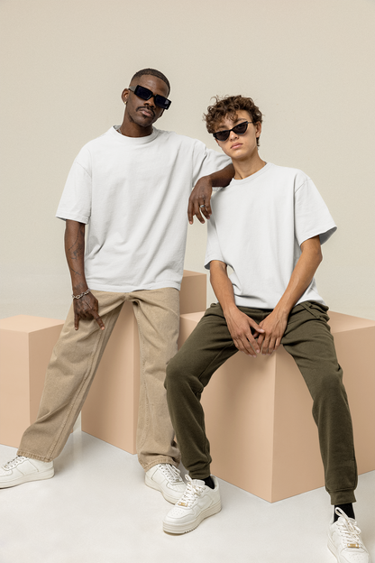 White Men Premium 180 Oversized