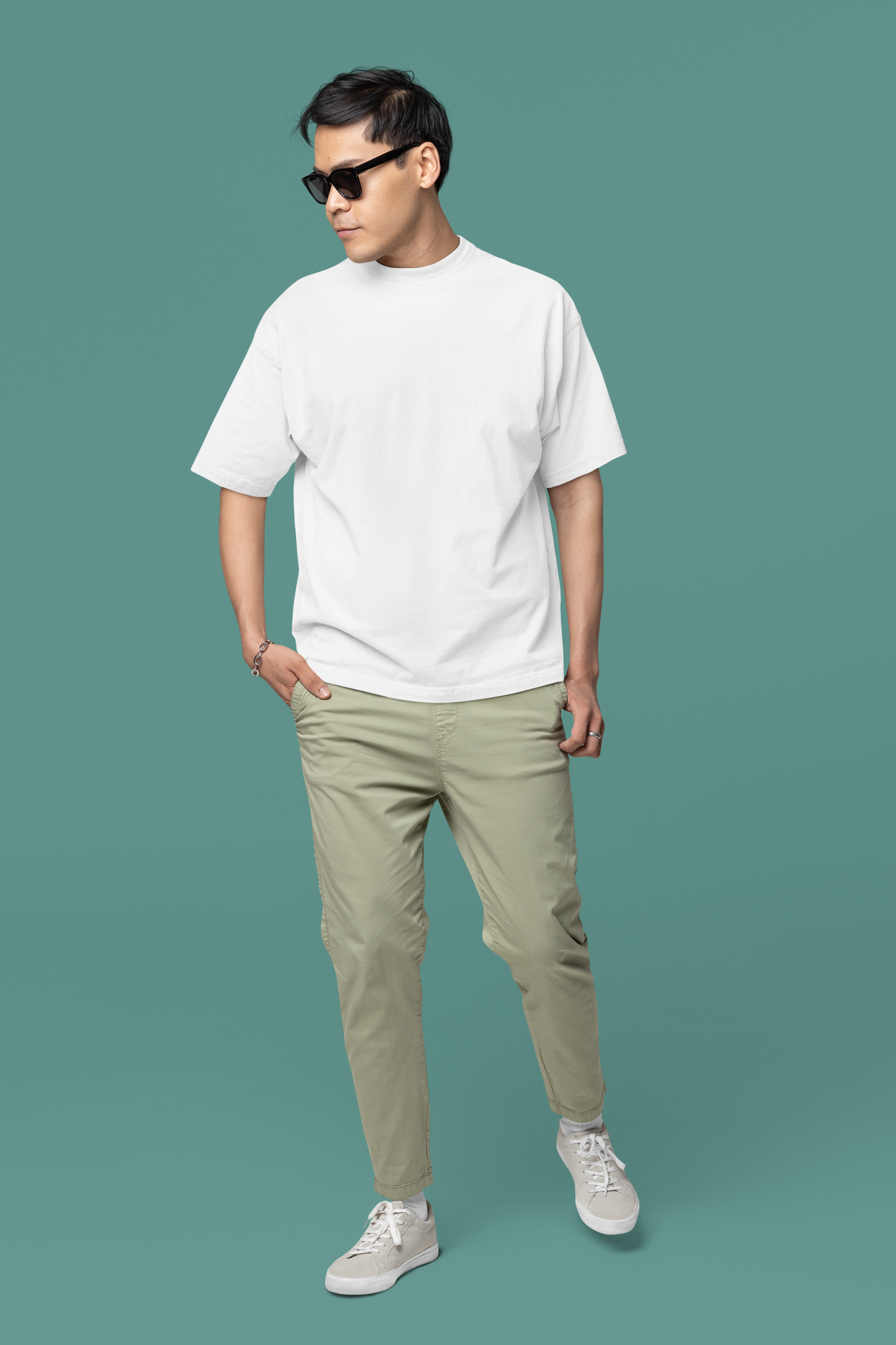White Men Premium 180 Oversized