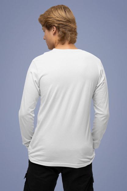 White Men Platinum 180 Full Sleeve Round Neck