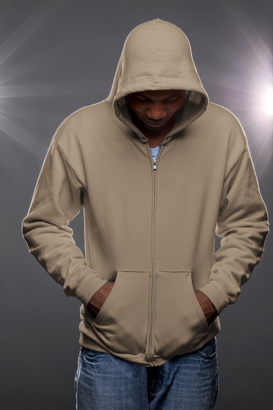 Cafe Snowsoft Unisex Zipper Hoodie