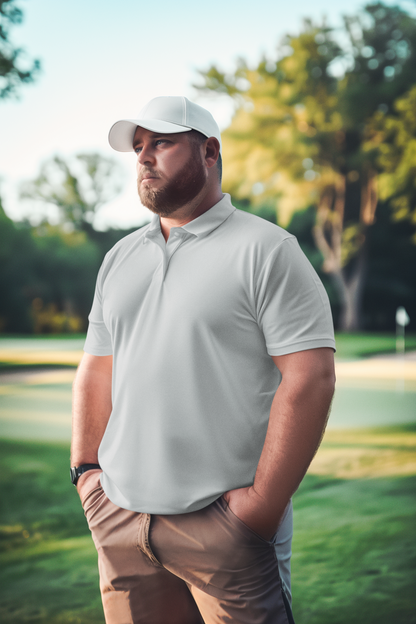 Grey HTR Plus Polo Unisex Polo