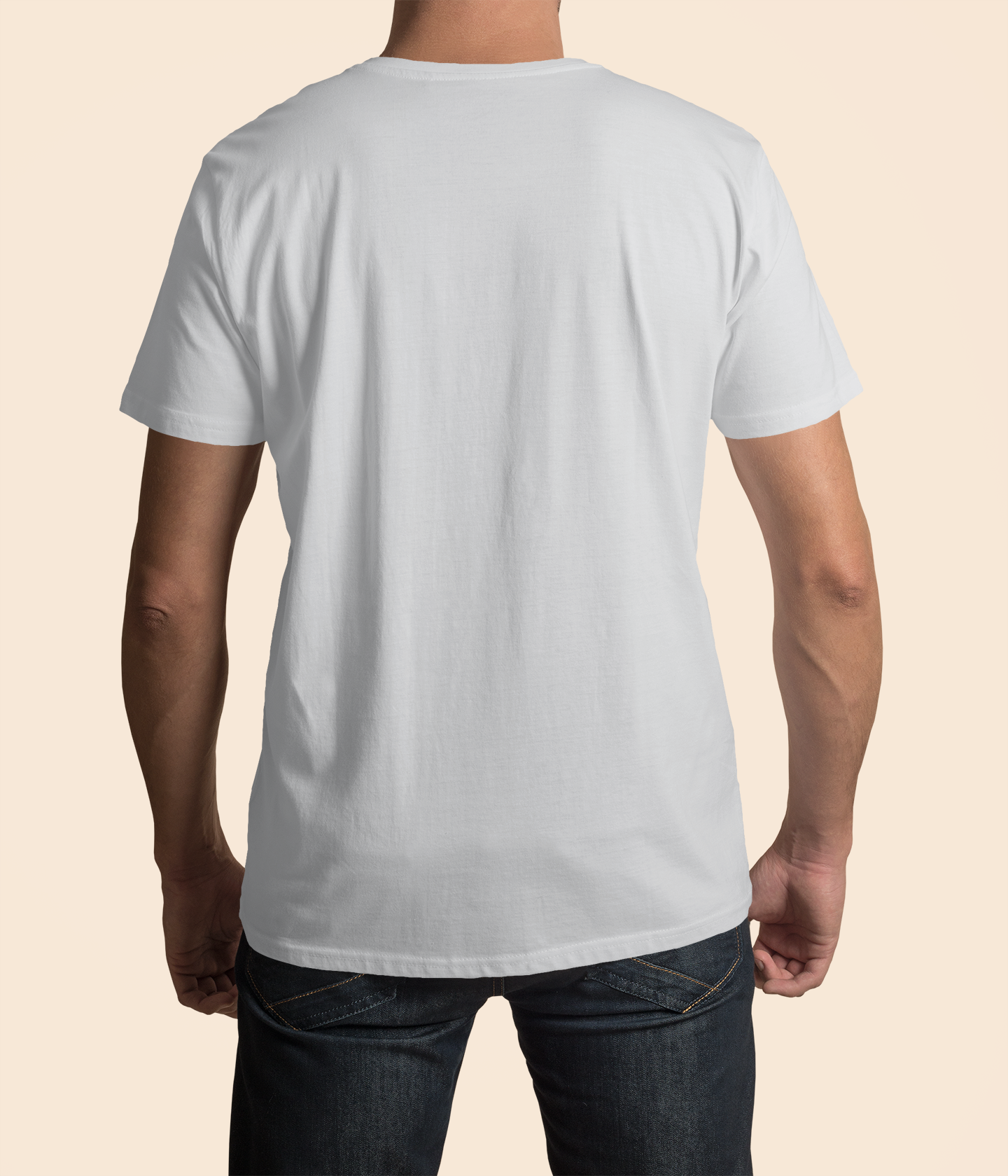 Grey HTR Men Premium 160 V-Neck
