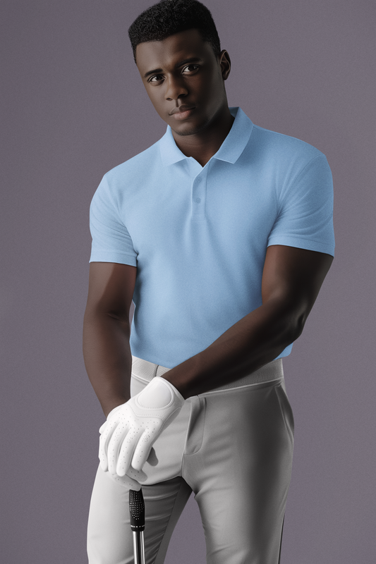 Ocean Blue Executive Unisex Polo