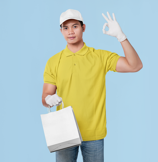 Yellow Smart Tech Unisex Polo