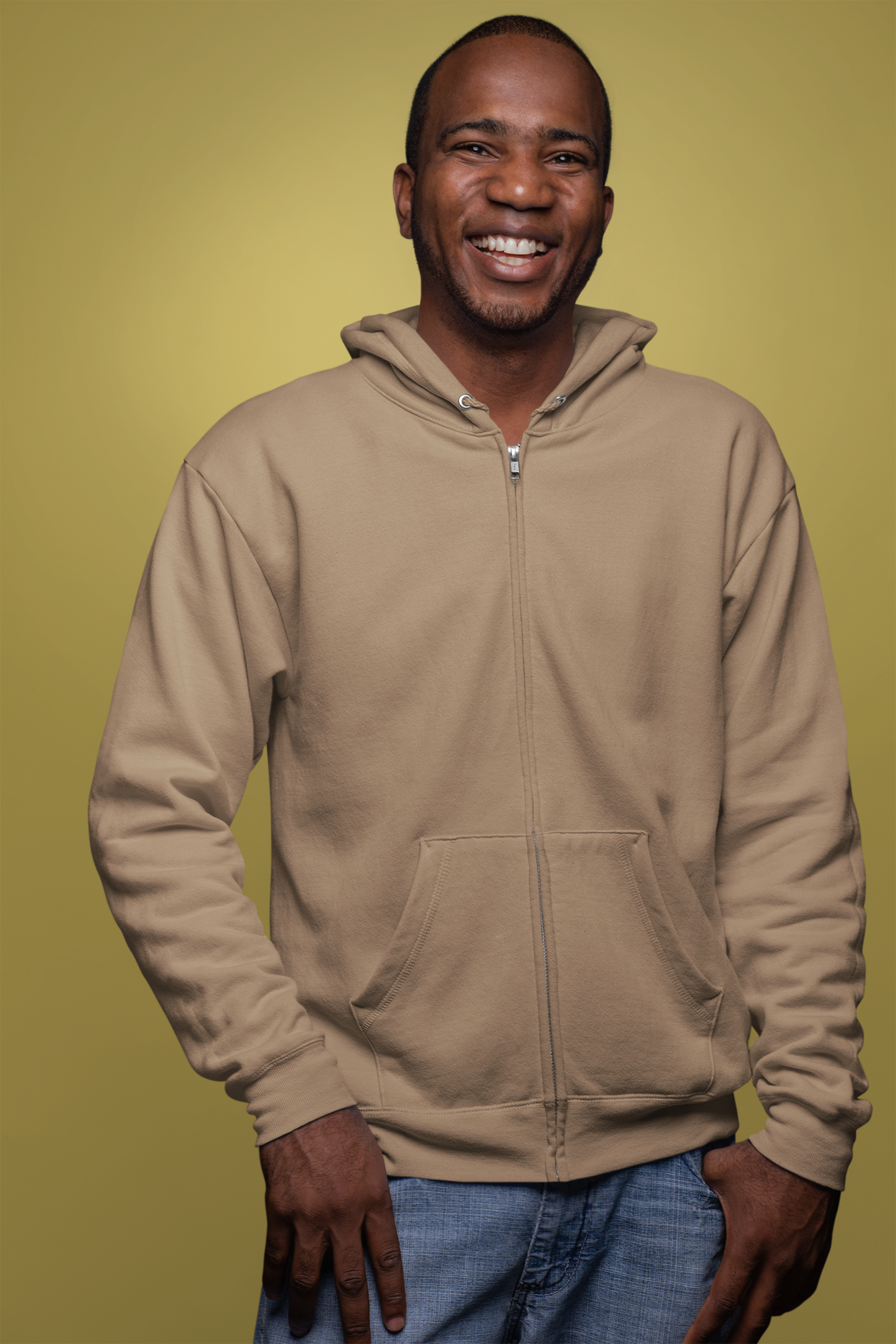 Cafe Snowsoft Unisex Zipper Hoodie