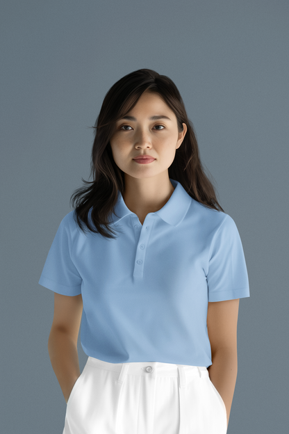 Ocean Blue Executive Unisex Polo