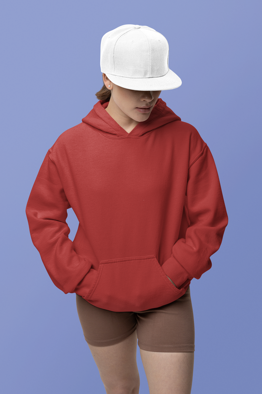 Red  Snowsoft Unisex Pullover Hoodie