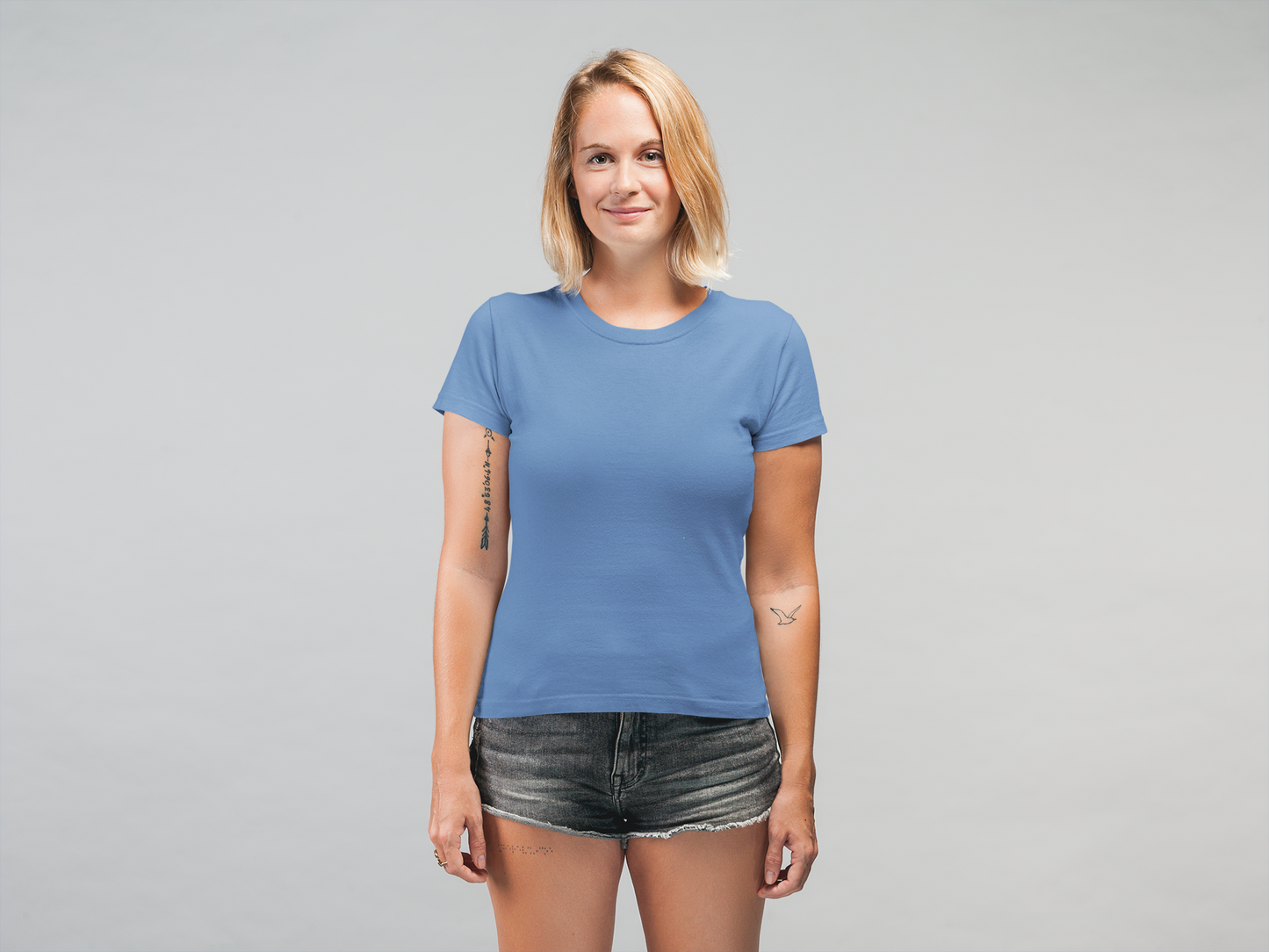 Royal Blue Platinum 180 GSM Unisex Round Neck