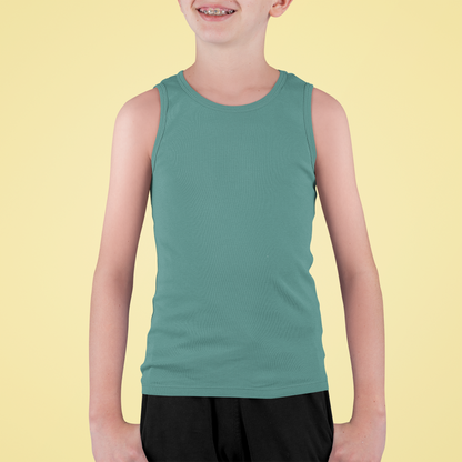 Teal Kids premium 160  Tank Top